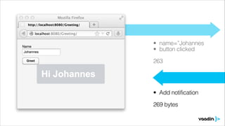 • name=”Johannes
• button clicked
!

263

• Add notification
!

269 bytes 

 
