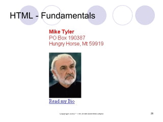 HTML - Fundamentals 