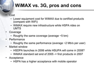 Introduction to WiMAX | PPT | Smartphones | Consumer Electronics