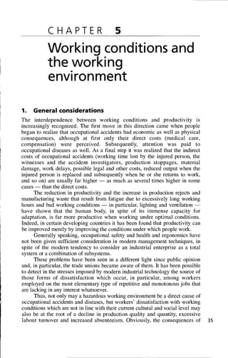 Working Conditions Inventory.pdf ILO - Introduction-to-work-study and work measurement | PDF