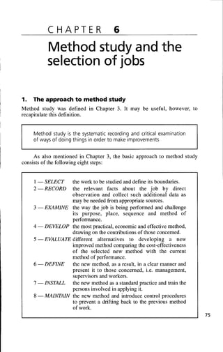 ILO - Introduction-to-work-study and work measurement | PDF