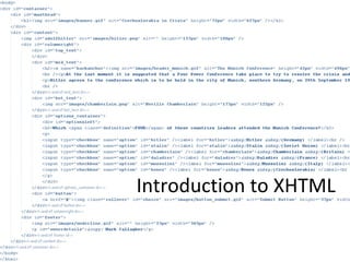 Introduction To Xhtml | PPT