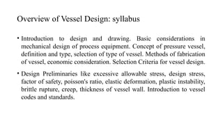 Basic Vessel Introduction -Chemical vessel design.pptx