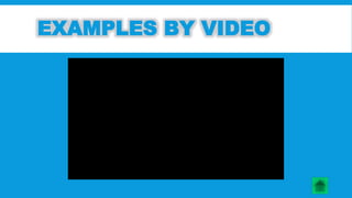 EXAMPLES BY VIDEO 
 