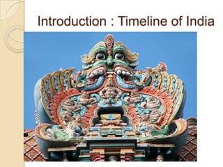 Introduction : Timeline of India
 