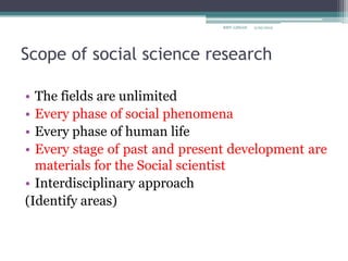 Social Science Research and Methodology | PDF