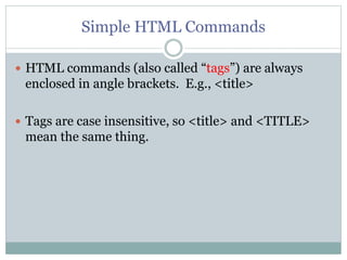 Introduction to HTML | PPTX