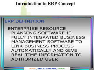 Introduction to ERP (Enterprise Resource Planning) | PDF