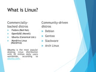 Introduction 2 linux | PPTX