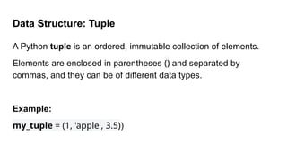 Introduction2Python - in biological data analysis tools | PPTX