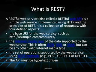 Middleware ServicesConfidentialEach system has different  protocols to communicate with their middle-ware. Some use XML (a customized HTML)  - a stream or a file is passed.  Documents can also be passed between systemsMS technology ‘s SOAP has recently gained a lot of popularity  with Web Services . Web Services is the global method which includes receiving messages from all kinds of clients i.e. wireless devices and traditional systems.Middleware Services  can be loosely defined as  services which bring about communication between heterogeneous application systems.  E.g. J2EE app with .NET app or any other proprietary applications.  The middleware connects users /systems with other systems. 