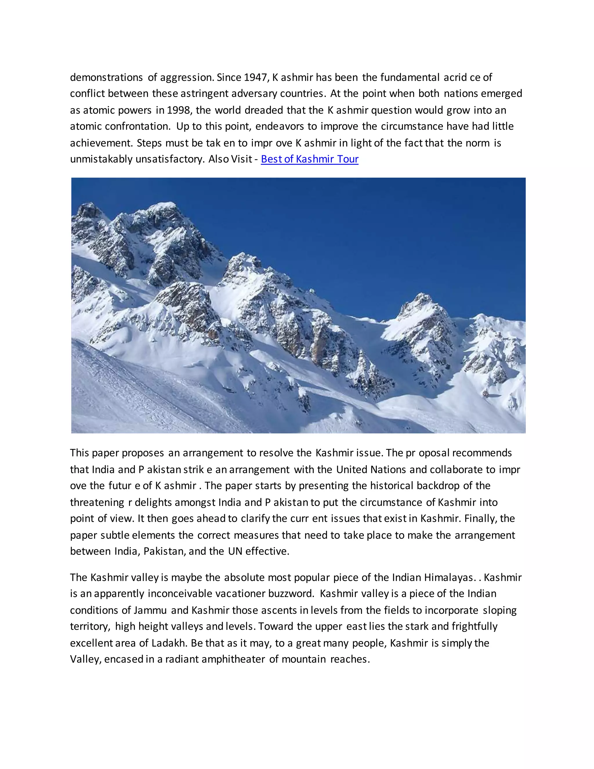 INTRODUCTION TO KASHMIR visual data 3