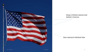 Shows 13 British colonies that
Settled in America
Stars represent individual state
05-10-2015 Abhishek 8
 