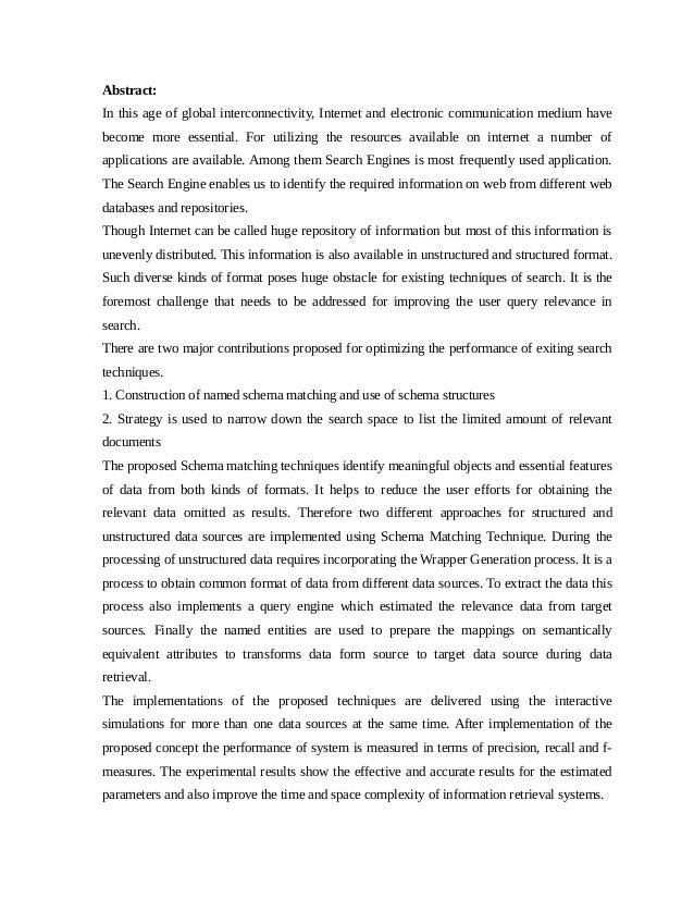 Introduction abstract