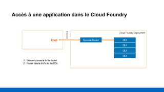 Accès à une application dans le Cloud Foundry
 