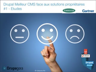 Drupal Meilleur CMS face aux solutions propriétaires
#1 - Etudes

25

©	
  Coloures-­‐Pic	
  -­‐	
  

 