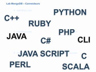 Lab MongoDB – Connecteurs
 