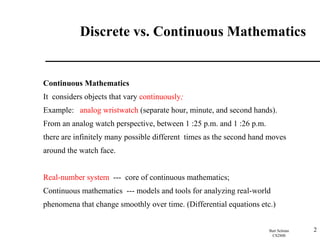 Introduction and Applications of Discrete Mathematics | PPT