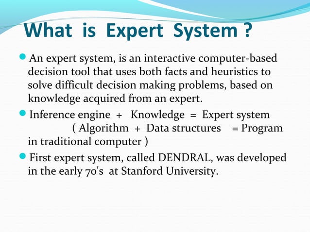 Introduction and architecture of expert system | PPT | Operating ...