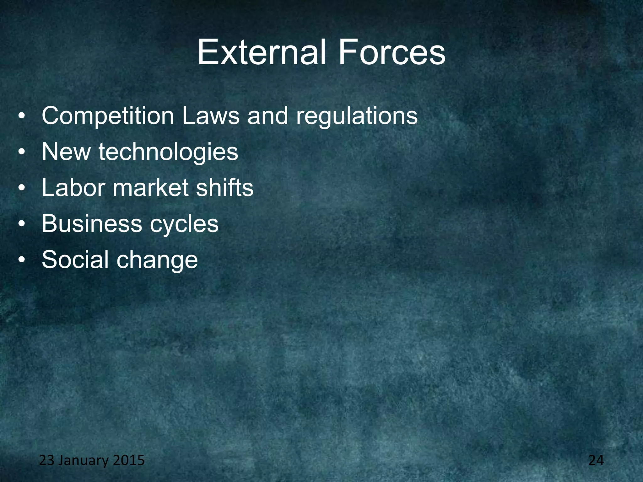 Introduction and concepts of change, nature, forces and types of change ...