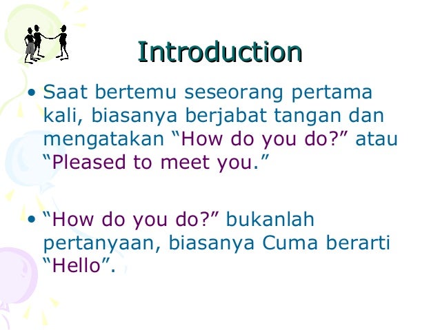 Basic English Conversation - Introduction and greetings