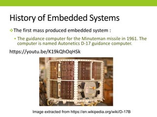 Introduction and History of Embedded Systems.pptx | Home Appliances ...