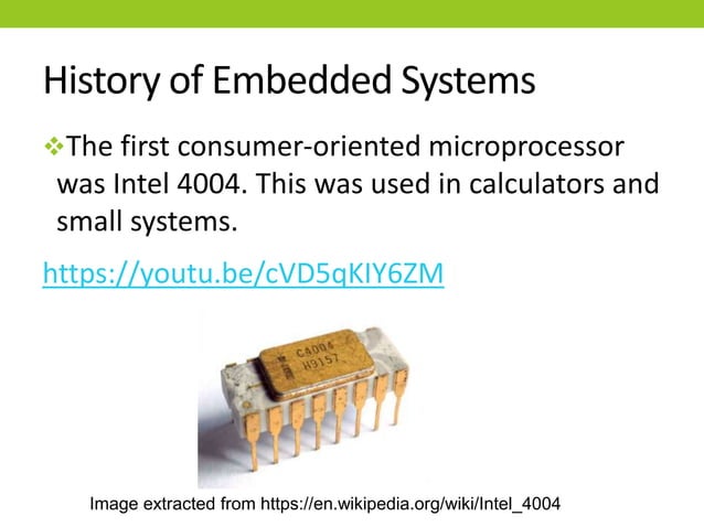 Introduction and History of Embedded Systems.pptx | Home Appliances ...