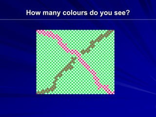 How many colours do you see?
 