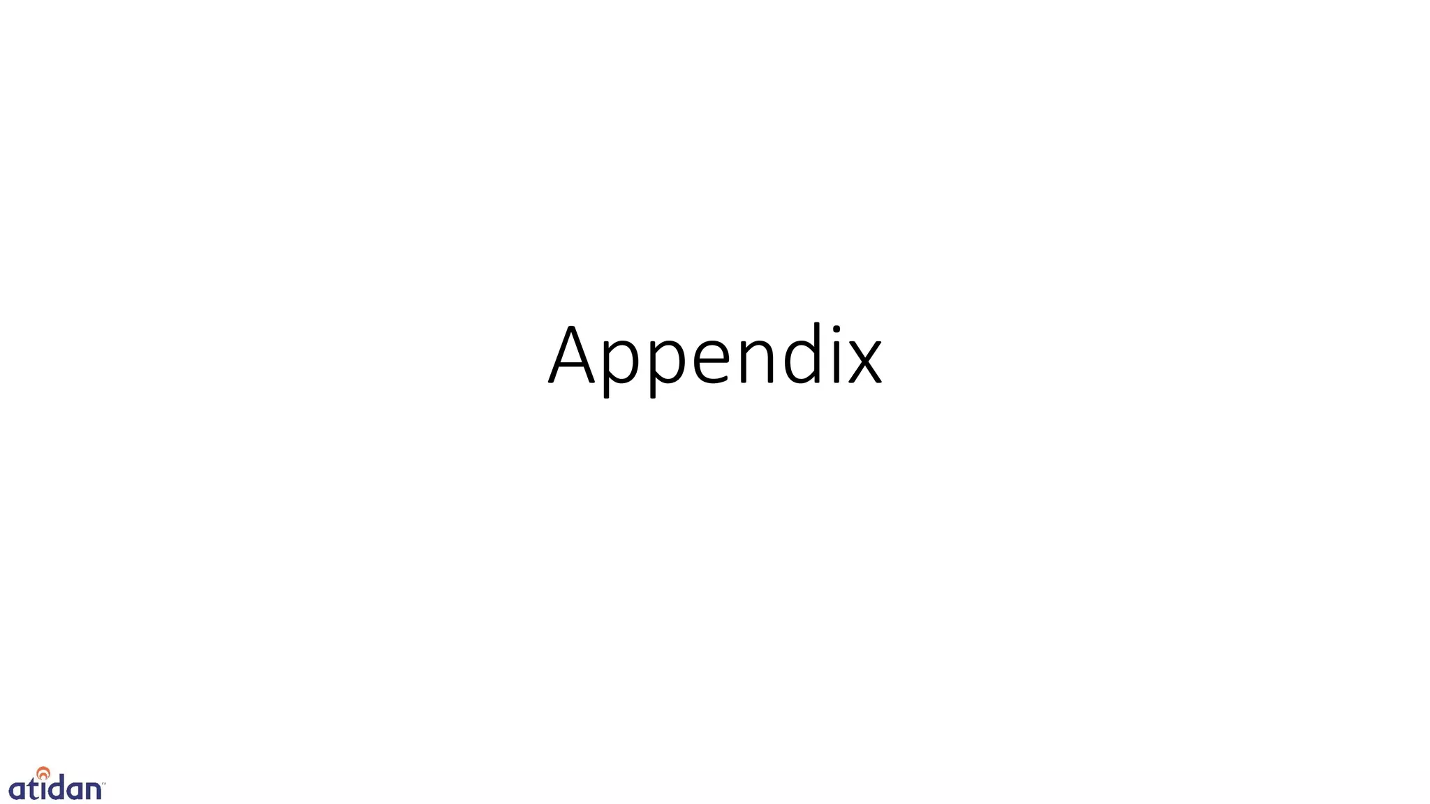 Appendix
 