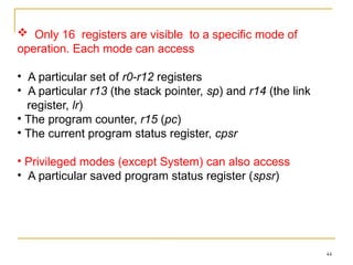 Comprehensive Introduction to ARM Processors and Embedded Systems | PPTX