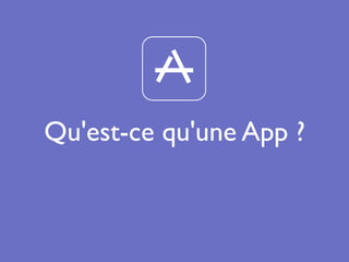 Qu'est-ce qu'une App ?
 