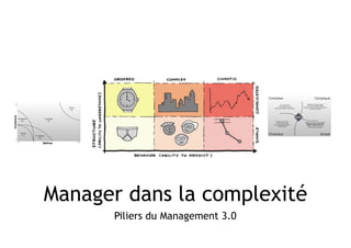 Manager dans la complexité
Piliers du Management 3.0
 