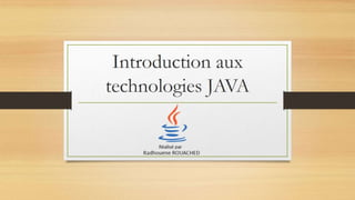 Introduction aux Frameworks java