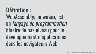 Introduction à web assembly | PDF