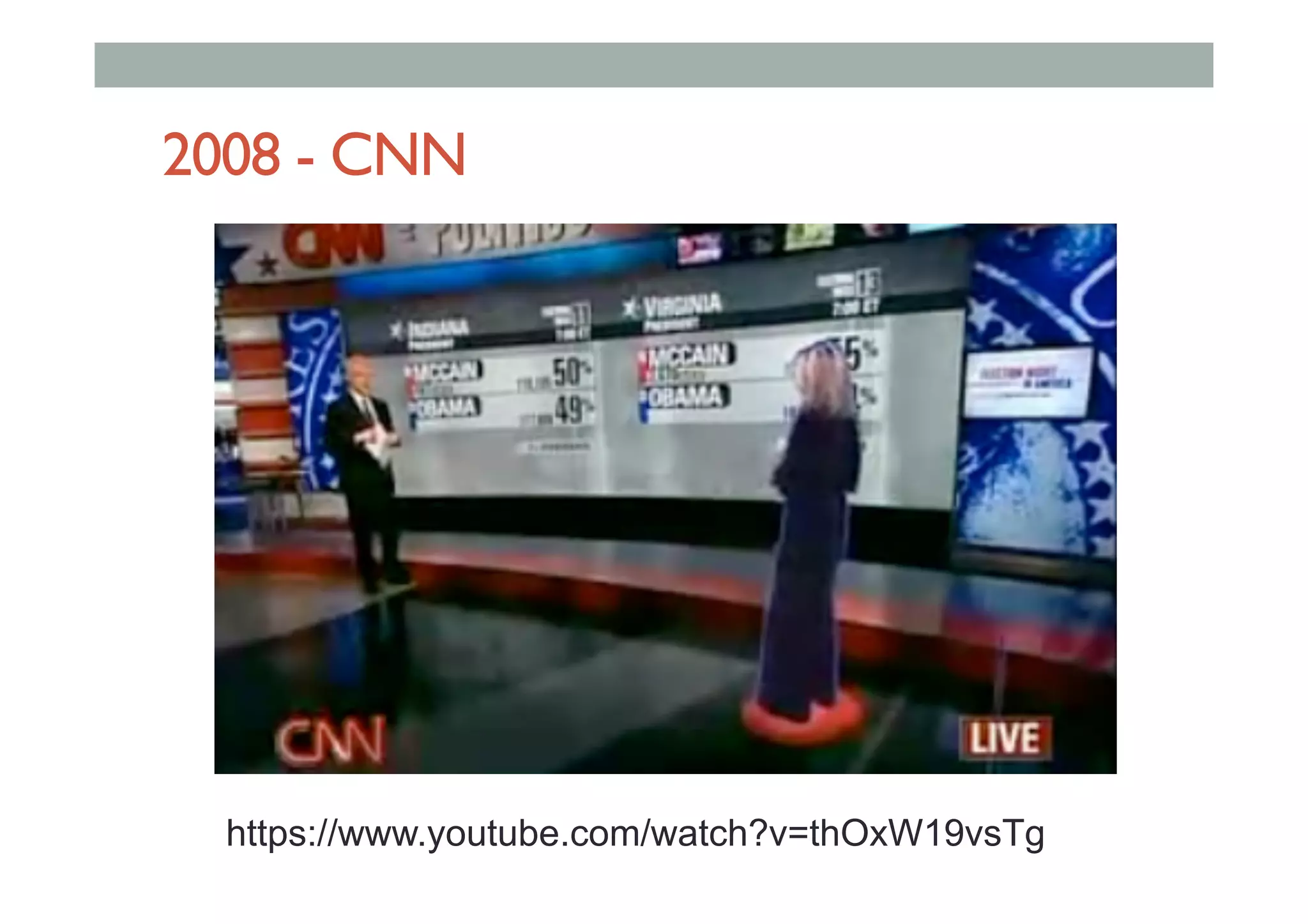 2008 - CNN
https://www.youtube.com/watch?v=thOxW19vsTg
 