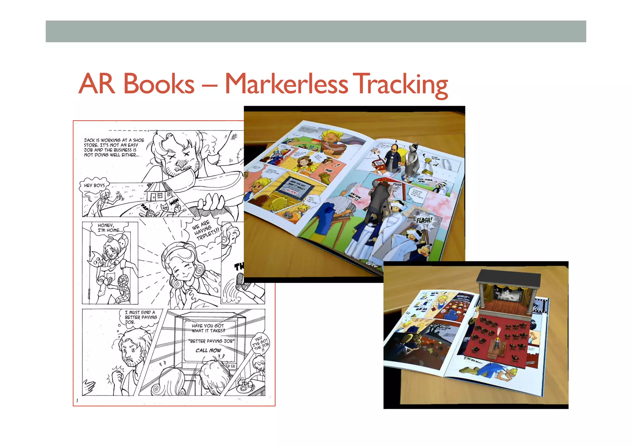 AR Books – MarkerlessTracking
 
