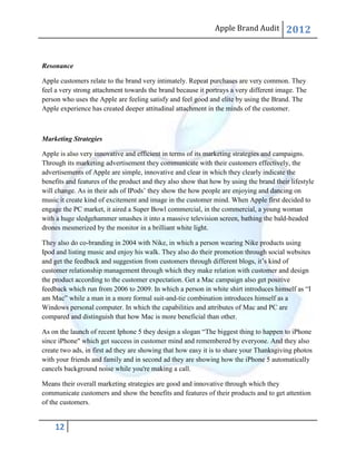 Apple Brand Audit | DOCX