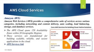 Introduction to Cloud Computing-AWS Services by Dr. K. Adisesha | PDF