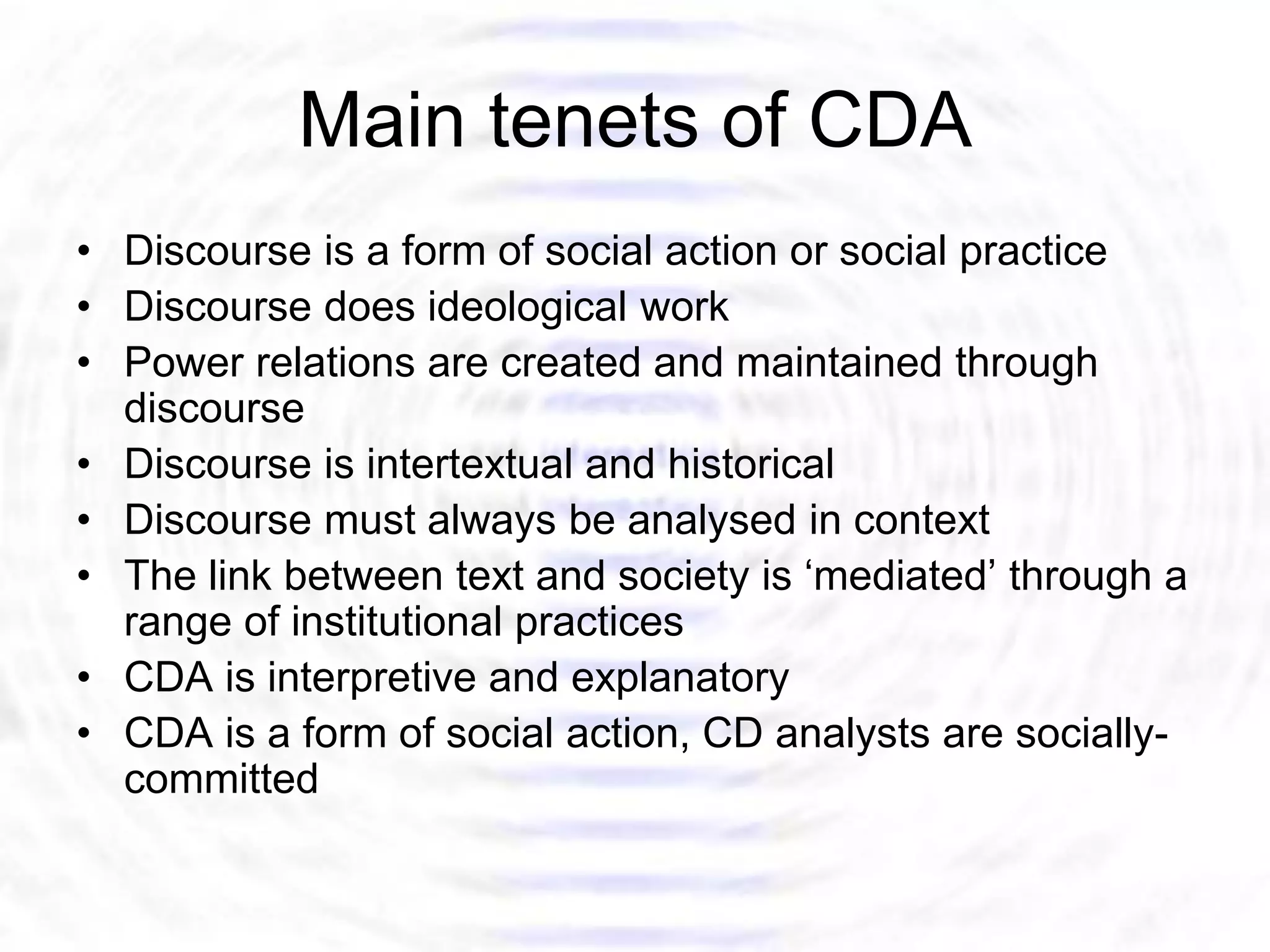 Introduction cda pid2012 | PDF