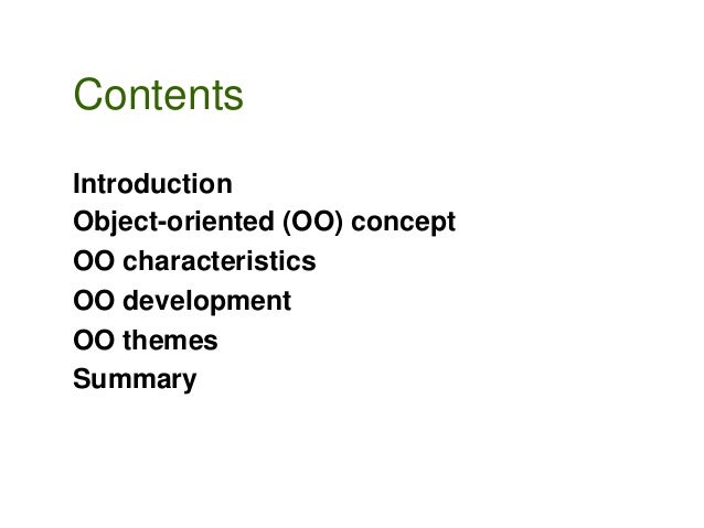 Characteristics Of Good Object Oriented Design In Software Engineering Characteristics Of Good Object Oriented Design In Software Engineering
