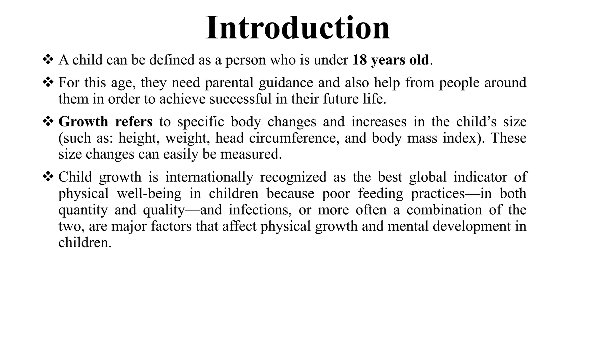 introduction child growth and development.pptx | Parenting Babies and ...