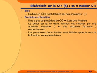 Introduction à C++