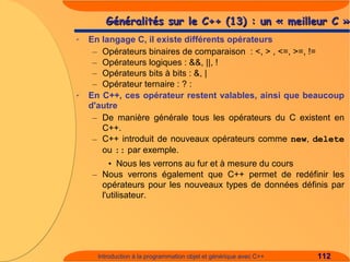 Introduction à C++