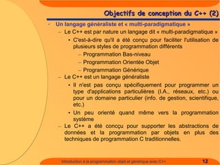 Introduction à C++