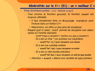 Introduction à C++