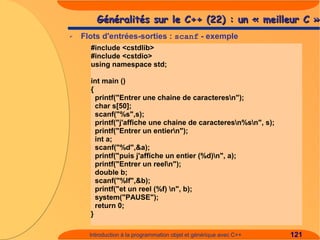 Introduction à C++