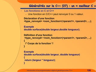 Introduction à C++