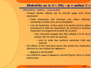 Introduction à C++