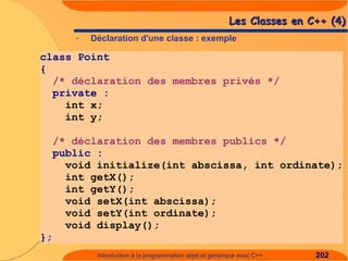 Introduction à C++