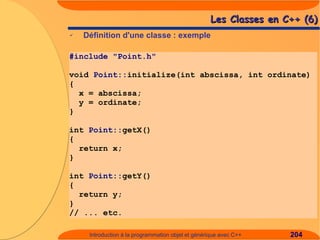 Introduction à C++